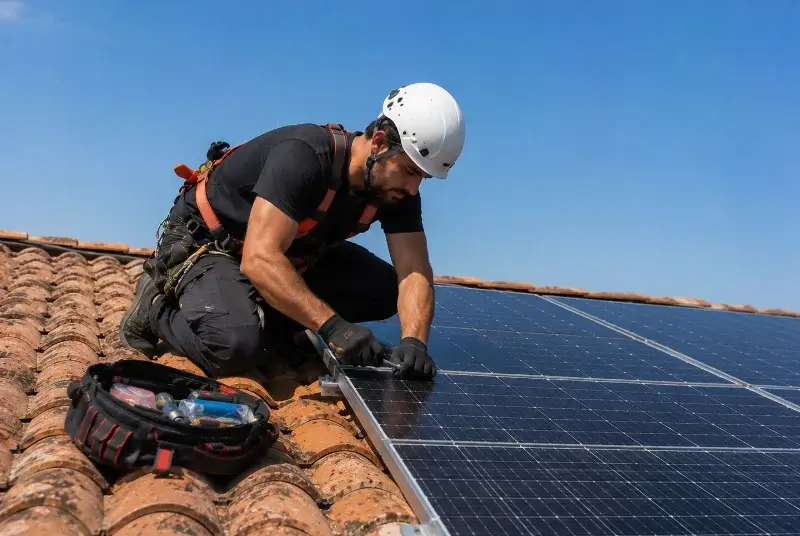 Maintenance et monitoring de panneaux solaires à Jarzé Villages